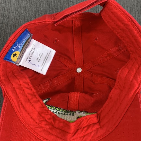 Punta Gorda FL Alligator Baseball Hat Kids Adjustable Red Strapback Cap - Picture 14 of 15